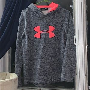 Blue, Grey, and Pink Hoodie